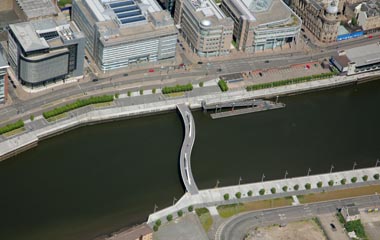 Aerial view of the Broomielaw